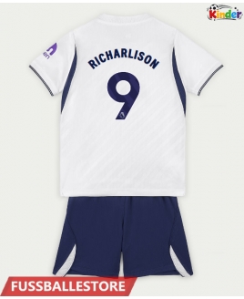 Günstige Tottenham Hotspur Richarlison #9 Heimtrikotsatz Kinder 2026-27 Kurzarm (+ Kurze Hosen)
